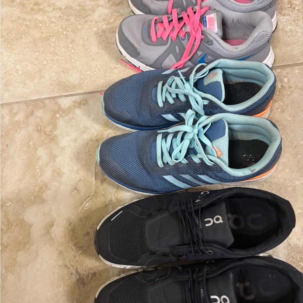 Three pairs women’s shoes
